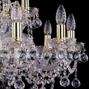 Подвесная люстра Bohemia Ivele Crystal 1411 1411/10+5/240/G/Balls в Стрежевом - strezevoi.mebel24.online | фото 2