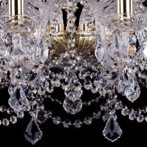 Подвесная люстра Bohemia Ivele Crystal 1411 1411/10+5/240/G/Leafs в Стрежевом - strezevoi.mebel24.online | фото 3