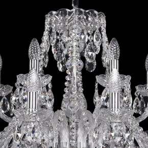 Подвесная люстра Bohemia Ivele Crystal 1411 1411/12+6/300/Ni в Стрежевом - strezevoi.mebel24.online | фото 4