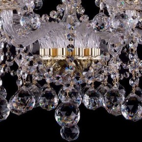 Подвесная люстра Bohemia Ivele Crystal 1413 1413/10+5/300/G/Balls в Стрежевом - strezevoi.mebel24.online | фото 4