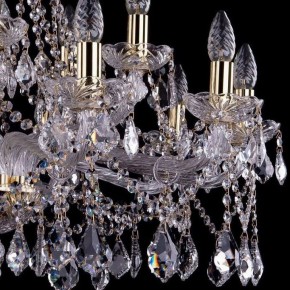 Подвесная люстра Bohemia Ivele Crystal 1413 1413/10+5/300/G/Leafs в Стрежевом - strezevoi.mebel24.online | фото 2