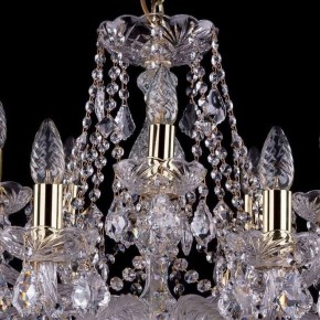 Подвесная люстра Bohemia Ivele Crystal 1413 1413/10+5/300/G/Leafs в Стрежевом - strezevoi.mebel24.online | фото 4
