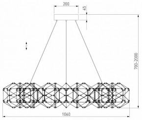 Подвесная люстра Eurosvet Uma 90369/15 медь в Стрежевом - strezevoi.mebel24.online | фото 4