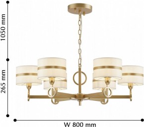 Подвесная люстра Favourite Mateo 2634-6P в Стрежевом - strezevoi.mebel24.online | фото 8