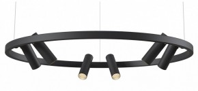 Подвесная люстра Maytoni Halo MOD102PL-L42BK в Стрежевом - strezevoi.mebel24.online | фото