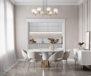 Подвесная люстра Maytoni Vision MOD411PL-08G в Стрежевом - strezevoi.mebel24.online | фото 5