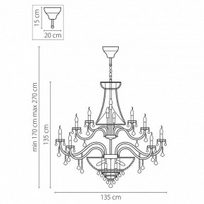 Подвесная люстра Osgona Classic 700511 в Стрежевом - strezevoi.mebel24.online | фото 3