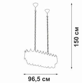 Подвесная люстра Vitaluce V58120 V58120-8/11 в Стрежевом - strezevoi.mebel24.online | фото 3