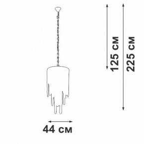 Подвесная люстра Vitaluce V5885 V5885-9/7 в Стрежевом - strezevoi.mebel24.online | фото 3