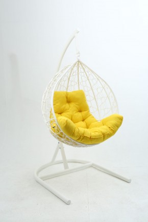 Подвесное кресло Бароло (белый/желтый) в Стрежевом - strezevoi.mebel24.online | фото