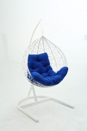 Подвесное кресло Бароло (белый/синий) в Стрежевом - strezevoi.mebel24.online | фото