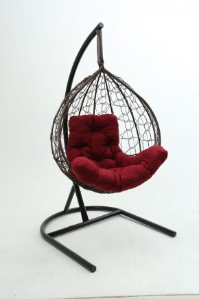 Подвесное кресло Бароло (коричневый/бордо) в Стрежевом - strezevoi.mebel24.online | фото