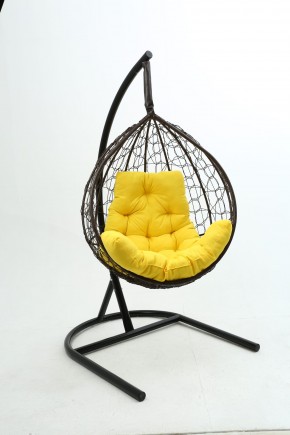 Подвесное кресло Бароло (коричневый/желтый) в Стрежевом - strezevoi.mebel24.online | фото