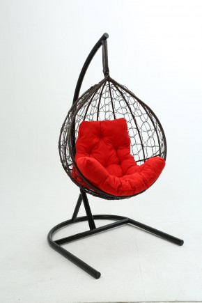 Подвесное кресло Бароло (коричневый/красный) в Стрежевом - strezevoi.mebel24.online | фото