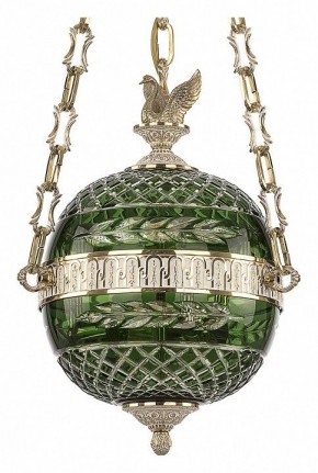 Подвесной светильник Bohemia Ivele Crystal 7100 71000P/25 GW Clear-Green/H-1J FS1S в Стрежевом - strezevoi.mebel24.online | фото 2