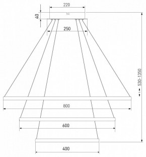 Подвесной светильник Eurosvet Collars 90264/3 черный в Стрежевом - strezevoi.mebel24.online | фото 7