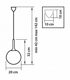 Подвесной светильник Lightstar Globo 813021 в Стрежевом - strezevoi.mebel24.online | фото 3