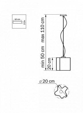 Подвесной светильник Lightstar Nubi 802110 в Стрежевом - strezevoi.mebel24.online | фото 3