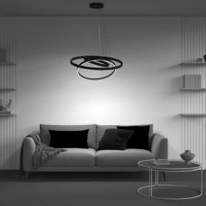 Подвесной светильник Maytoni Halo MOD058PL-L100BK в Стрежевом - strezevoi.mebel24.online | фото 5