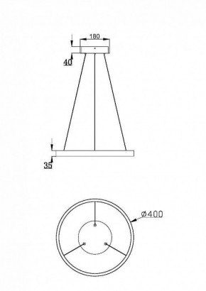 Подвесной светильник Maytoni Rim MOD058PL-L32BSK в Стрежевом - strezevoi.mebel24.online | фото 3