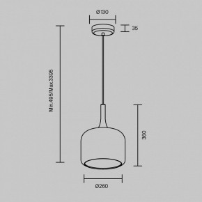 Подвесной светильник Maytoni Spirito MOD286PL-L18B3K в Стрежевом - strezevoi.mebel24.online | фото 10
