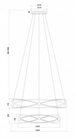 Подвесной светильник Maytoni Weave MOD062PL-L103CH3K в Стрежевом - strezevoi.mebel24.online | фото 9