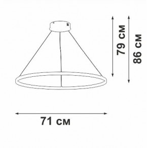 Подвесной светильник Vitaluce V2516 V2516-8/3S в Стрежевом - strezevoi.mebel24.online | фото 3