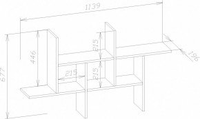 Полка навесная ПК-6 в Стрежевом - strezevoi.mebel24.online | фото 4