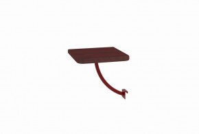Полка прикроватная квадратная (МилСон) в Стрежевом - strezevoi.mebel24.online | фото 8