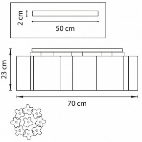 Потолочная люстра Lightstar Nubi 802097 в Стрежевом - strezevoi.mebel24.online | фото 2
