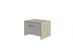 PROxSON Тумба Varna (ЛДСП+ткань Бунратти/Savana Milk (молочный)) 51x40 в Стрежевом - strezevoi.mebel24.online | фото
