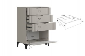 РИЧ Гостиная (модульная) кашемир в Стрежевом - strezevoi.mebel24.online | фото 6
