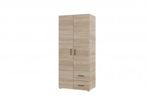 Шкаф 2-х створчатый с ящиками VICTOR (Сонома) в Стрежевом - strezevoi.mebel24.online | фото