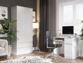 Шкаф 2-ств. с 2 ящиками "Бьянко" в Стрежевом - strezevoi.mebel24.online | фото 4