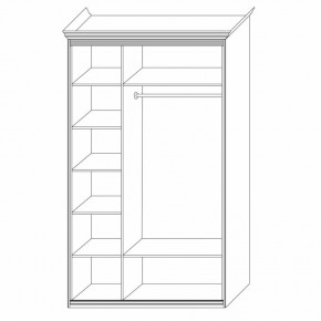 Шкаф 3-х дверный (корпус) Неаполь в Стрежевом - strezevoi.mebel24.online | фото 3