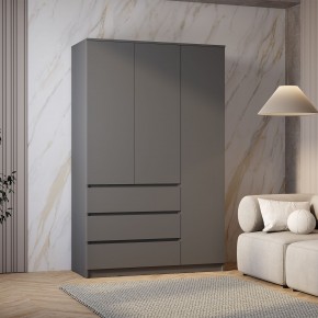 Шкаф 3-х створчатый Симпл ШК-08 (графит) в Стрежевом - strezevoi.mebel24.online | фото 3