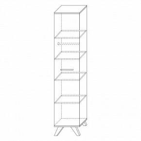 Шкаф 400 Вега Скандинавия в Стрежевом - strezevoi.mebel24.online | фото 6