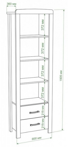 Шкаф для белья Бартоло ВТД-ГФ в Стрежевом - strezevoi.mebel24.online | фото 2