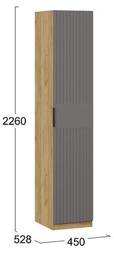 Шкаф для белья Хилтон в Стрежевом - strezevoi.mebel24.online | фото 4