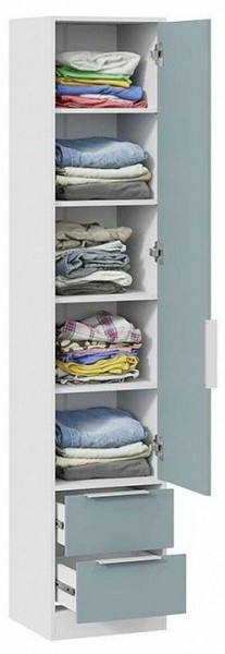 Шкаф для белья Марли в Стрежевом - strezevoi.mebel24.online | фото 2