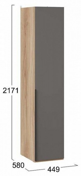 Шкаф для белья Порто СМ-393.07.001 в Стрежевом - strezevoi.mebel24.online | фото 3