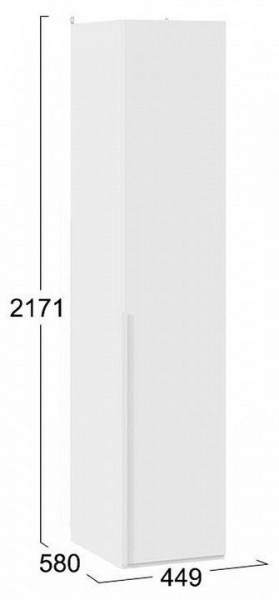 Шкаф для белья Порто СМ-393.07.001 в Стрежевом - strezevoi.mebel24.online | фото 4