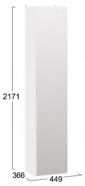Шкаф для белья Порто СМ-393.07.212 в Стрежевом - strezevoi.mebel24.online | фото 4