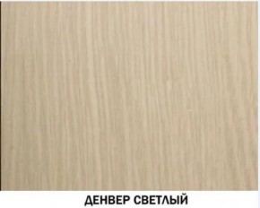Шкаф для одежды №614 "Инна" Денвер светлый (*без полок) в Стрежевом - strezevoi.mebel24.online | фото 2