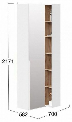 Шкаф комбинированный Порто СМ-393.21.025 в Стрежевом - strezevoi.mebel24.online | фото 2