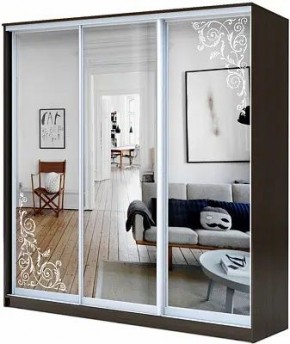 Шкаф-купе ХИТ 23-18-656 ОРНАМЕНТ в Стрежевом - strezevoi.mebel24.online | фото