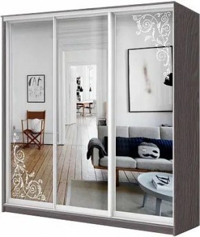 Шкаф-купе ХИТ 24-4-18-656 ОРНАМЕНТ в Стрежевом - strezevoi.mebel24.online | фото
