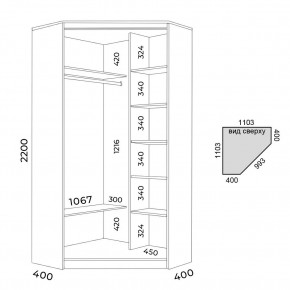 Шкаф-купе ХИТ-У-22-4-55 в Стрежевом - strezevoi.mebel24.online | фото 2