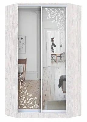 Шкаф-купе ХИТ-У-L-24-64-66 ОРНАМЕНТ в Стрежевом - strezevoi.mebel24.online | фото