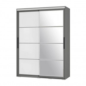 Шкаф-купе Крафт-6 1.6 м ШКК-06 (графит) в Стрежевом - strezevoi.mebel24.online | фото 3